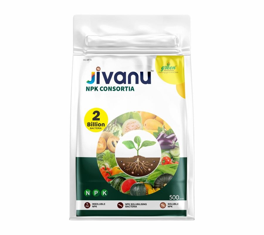 Buy Jivanu Npk Consortia Bacteria Organic Bio Fertilizer Online