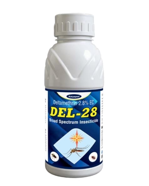 Katyayani DEL-28 Deltamethrin 2.8% EC, Contact and Non-Systemic Insecticide - Image 1