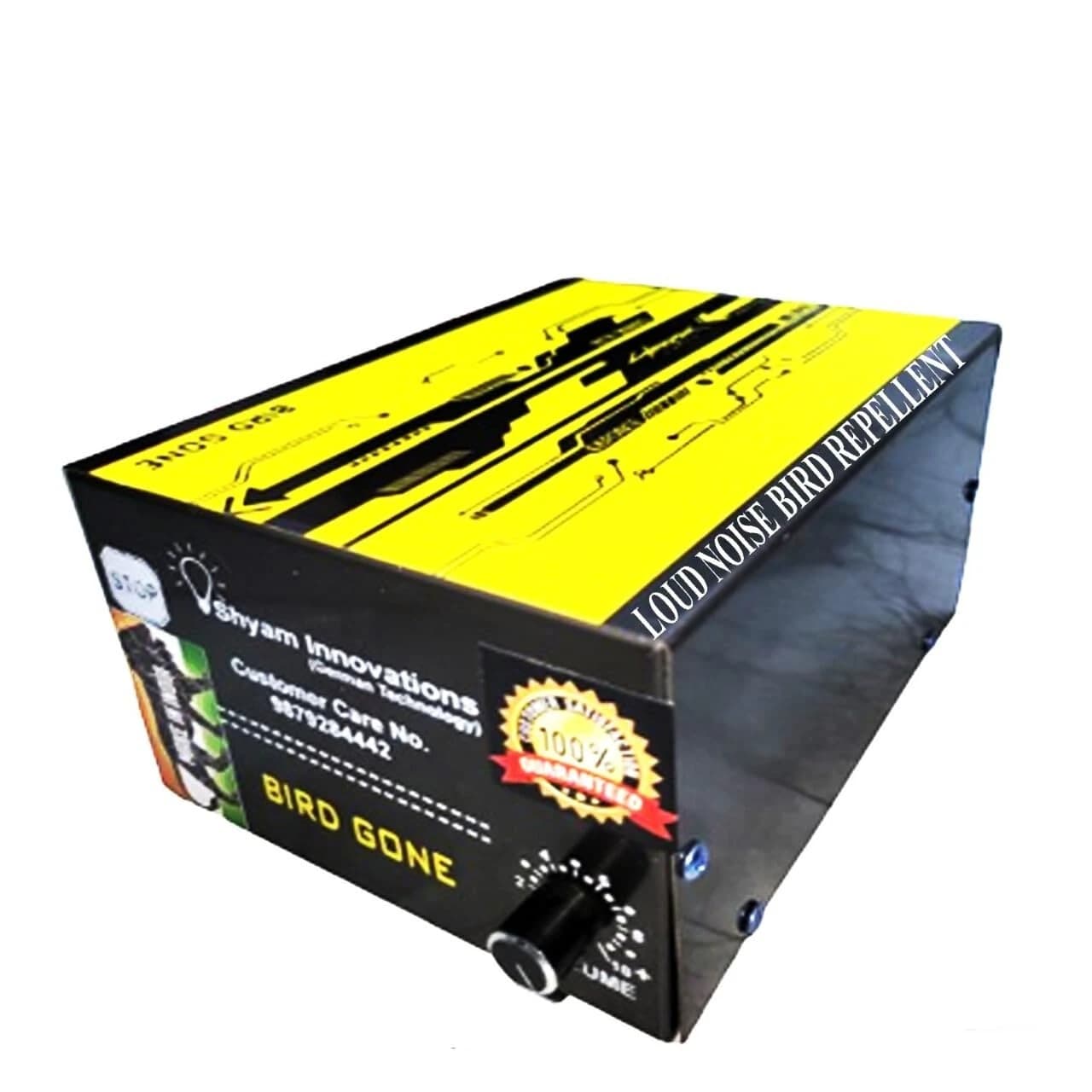 Shyam Ultrasonic Bird Repellent System, Loud Frequency Sound, Deterrent Device To Keep Birds Away (2200 Sq. Ft) - Image 1