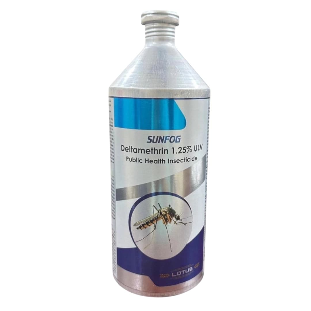 Lotus SUNFOG Deltamethrin 1.25% ULV Insecticide, Effective For Mosquito And Fly Control - Image 1