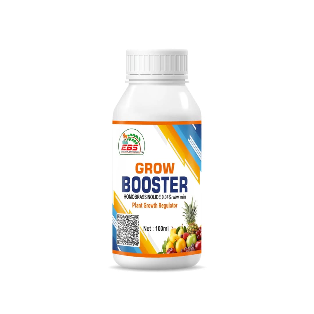 EBS Grow Booster (Homobrassinolide 0.04%) Plant Growth Regulator, Increases Flowering And Provides Resistance Against Stress And Diseases