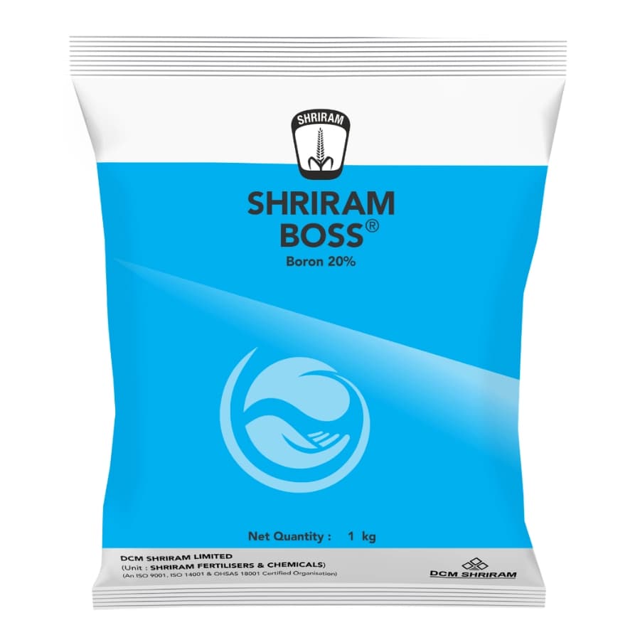 Shriram Boss Boron 20% Micronutrient, Enhanced Flowering And Healthy Crop Growth, 100% Water-Soluble - Image 1