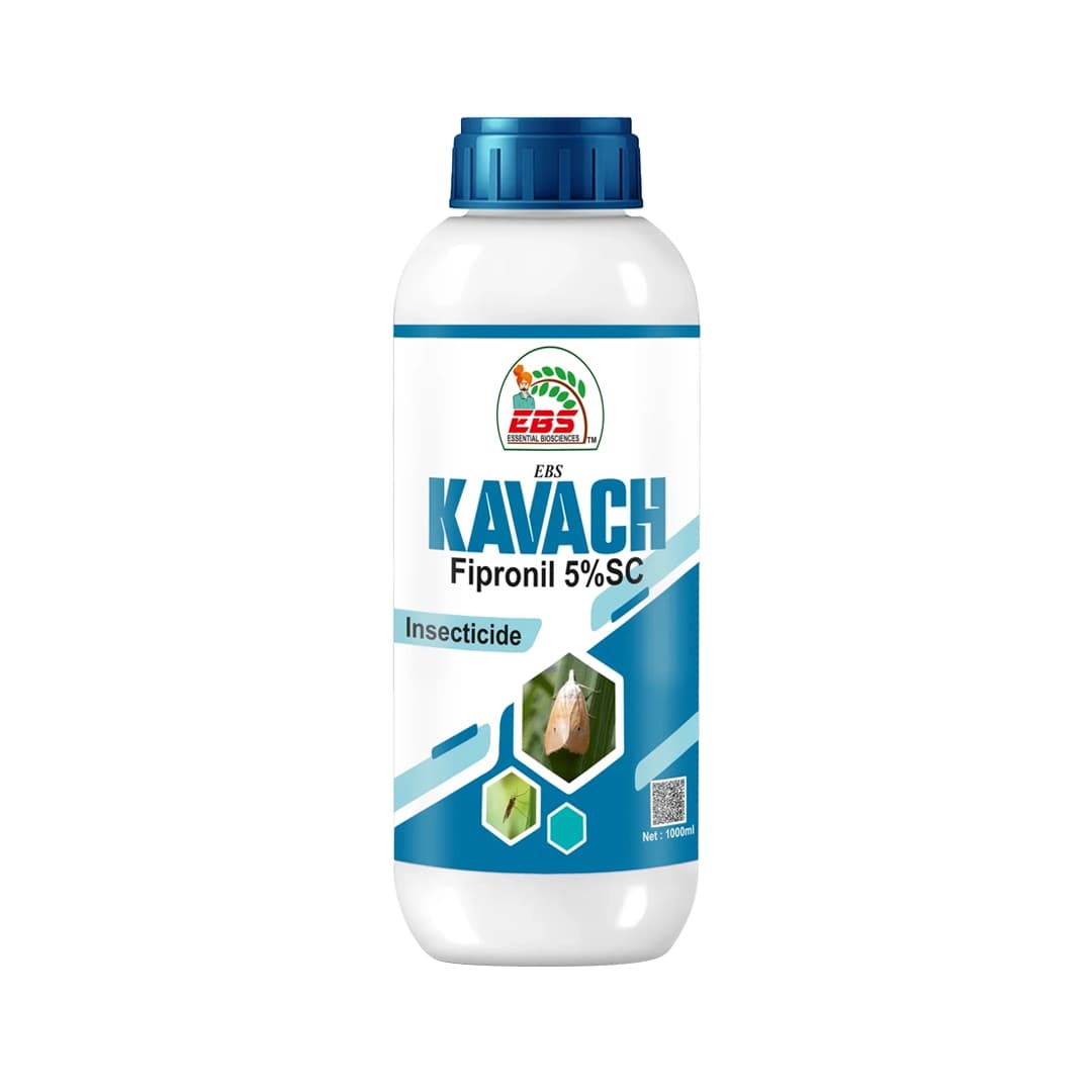 EBS Kavach Fipronil 5% SC Insecticide, Use On Paddy, Cotton, Chilli, Cabbage, And Sugarcane Crops For Sucking And Chewing Pests