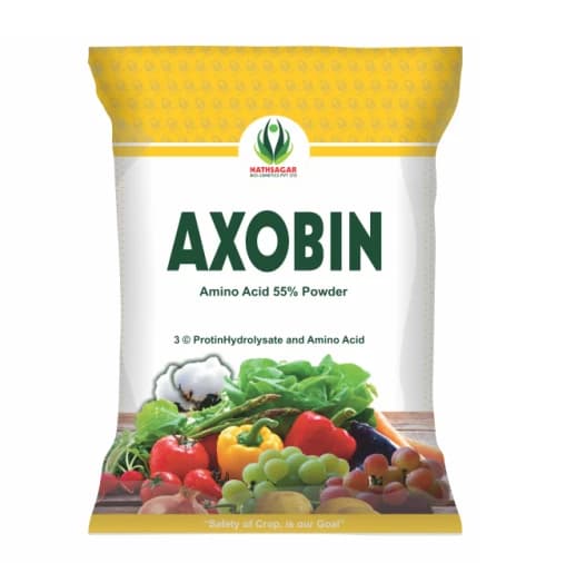 Nathsagar AXOBIN (Amino Acid 55% Powder) Plant Growth & Protein Food Supplements, Fruits Color and Shining  - Image 1