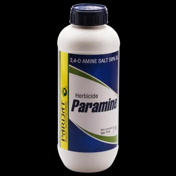 Parijat PARAMINE 2, 4-D Amine Salt 58% SL Herbicide, Effective For Broadleaf Weeds In Crops