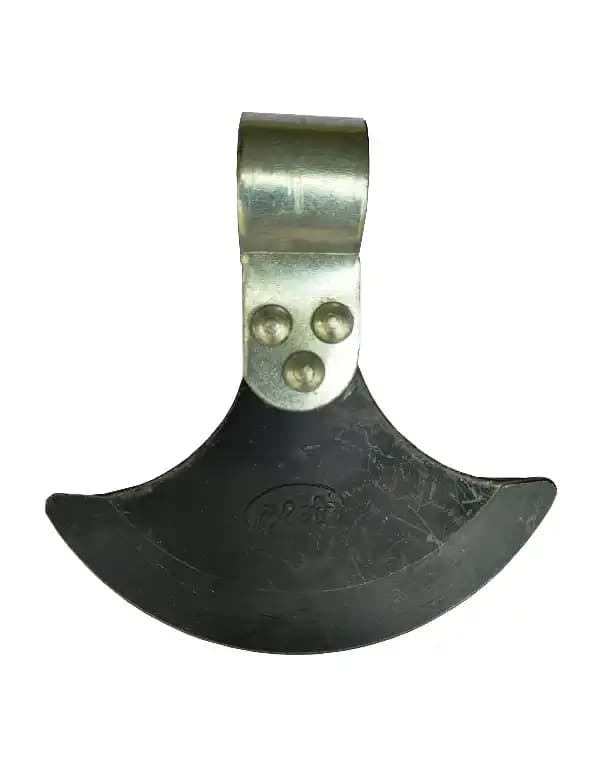Axe 6 Inch , Knurling Operation on Handle Carbon Steel Blade , C-55 Grade Hardness 38 to 42 Degrees Hardened Tempered