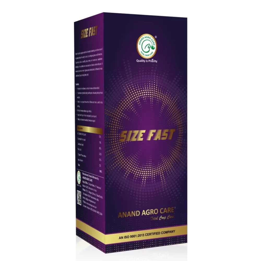 Anand Size Fast Organic Plant Growth Promoter, Natural Bio Stimulant, Increases The Rate Of Fruit Setting.