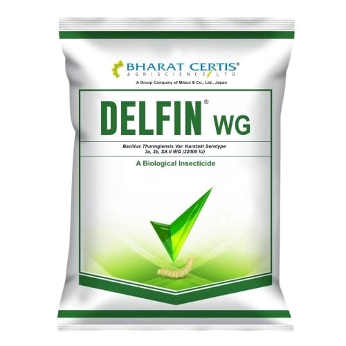 Bharat Certis DELFIN WG Bacillus Thuringiensis WG Biological Insecticide, Effective Control Lepidopteran Larvae And Caterpillars In Crops