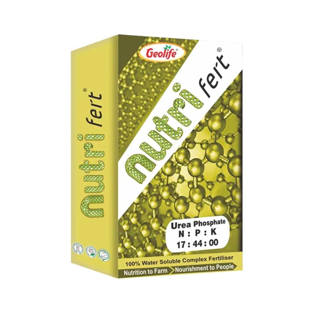 Geolife Nutri Fert Phosporus Nitrate NPK 17:44:00 Water Soluble Fertilizer, Suitable For All Crops - Image 1