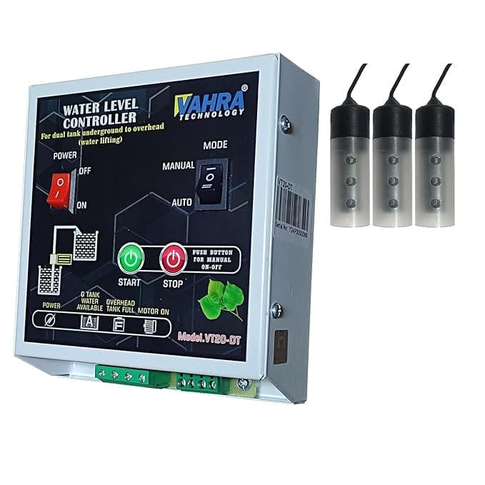 Vahra Fully Automatic Water Level Controller For Single or Dual Tank With Carbon & Magnetic Sensors - Image 9