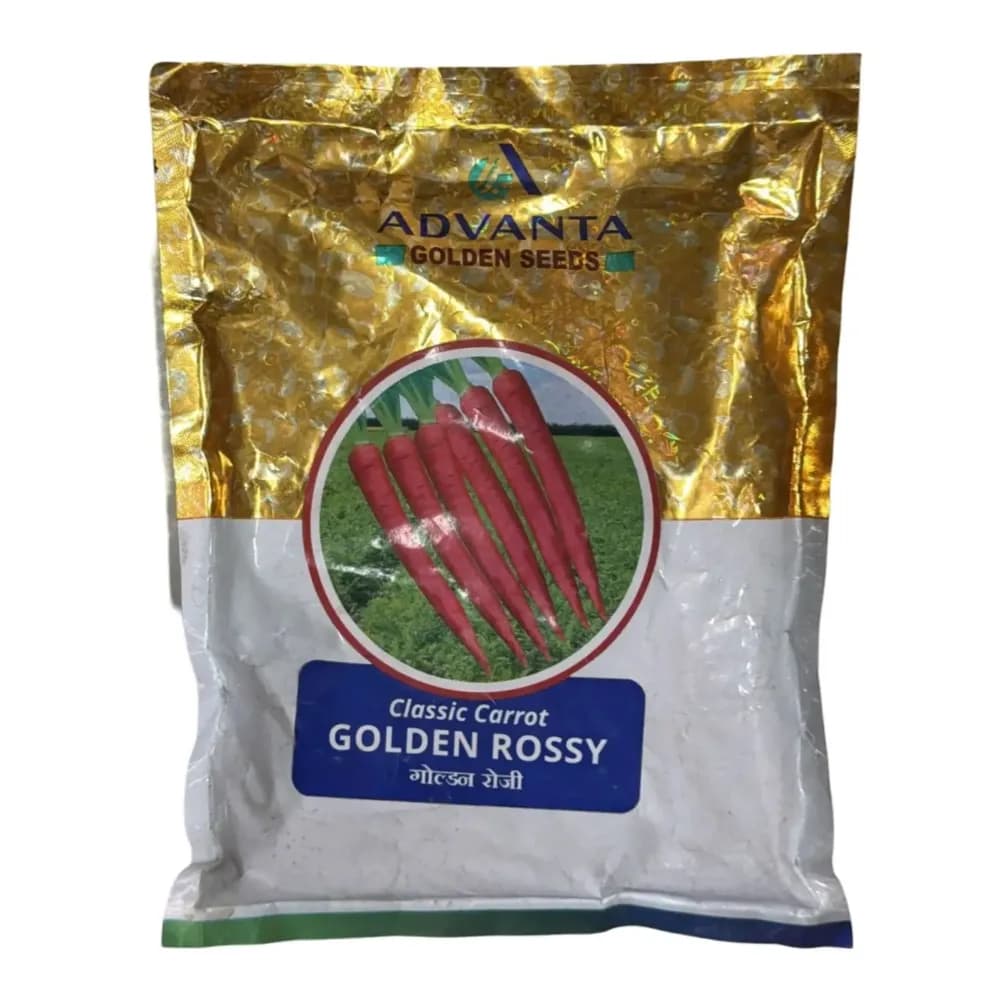 एडवांटा क्लासिक गाजर गोल्डन रॉसी बीज, एक समान, मीठी लाल जड़ें उच्च उपज के लिए