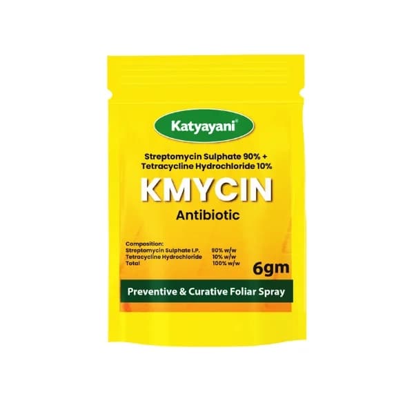 Katyayani KMYCIN Antibiotic Chemical Bacterial Fungicide, Effective Bacterial Disease Control, Preventive & Curative Foliar Spray - Image 1