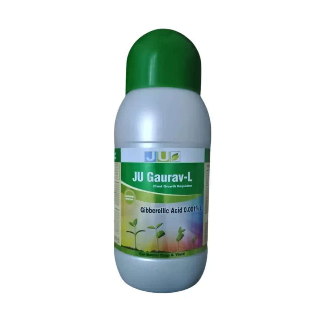 Ju Gaurav-L Gibberellic Acid 0.001% L Plant Growth Regulator, Increases Yield And High Quality Of Products