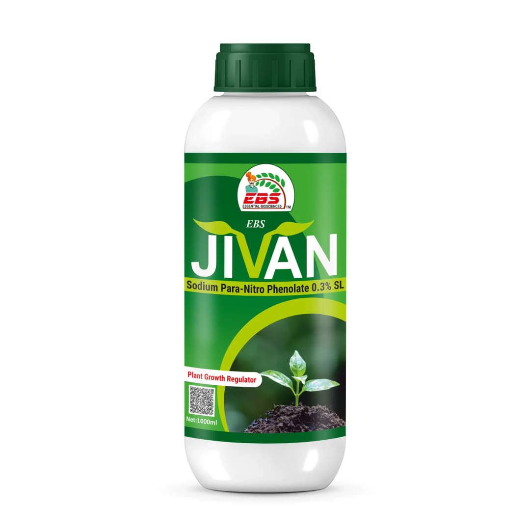 EBS Jivan Sodium Para Nitro Phenolate 0.3% SL, Widely Used Plant Growth Promoter, Use for Food Crops, Cash Crops, Vegetables, Fruits and Flowers