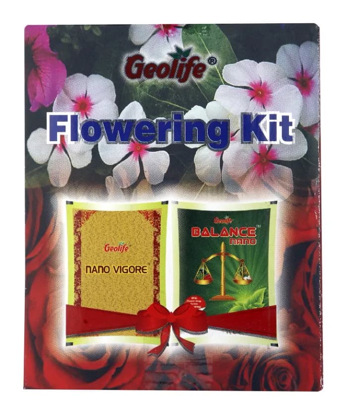 Geolife Flowering Kit 51 GM (Nano Vigore 1 Grm + Balance Nano 50 Grm), Unique Combination of Nutrients And Enzymes