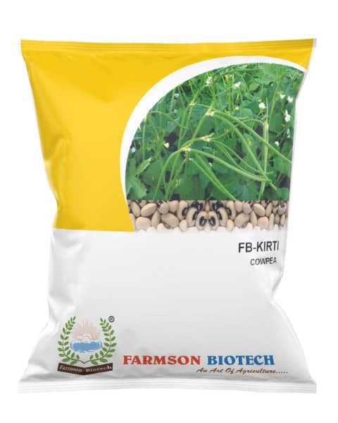 Farmson FB Kirti Cowpea Seeds, High Yielding, Disease Resistant Variety For Kharif and Rabi Seasons - Image 1