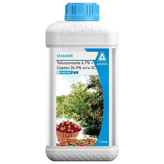 Adama Shamir Tebuconazole 6.7% + Captan 26.9% SC, Contact Fungicide, Excellent Protection Against Apple Scab - Image 1