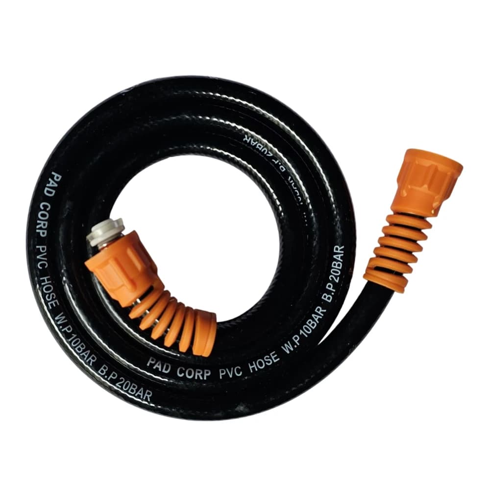 Pad Corp High Quality Double Pressure Hose Pipe, 1.3 Meter With Steel Lock, Suitable For Every Battery Sprayer - Image 1