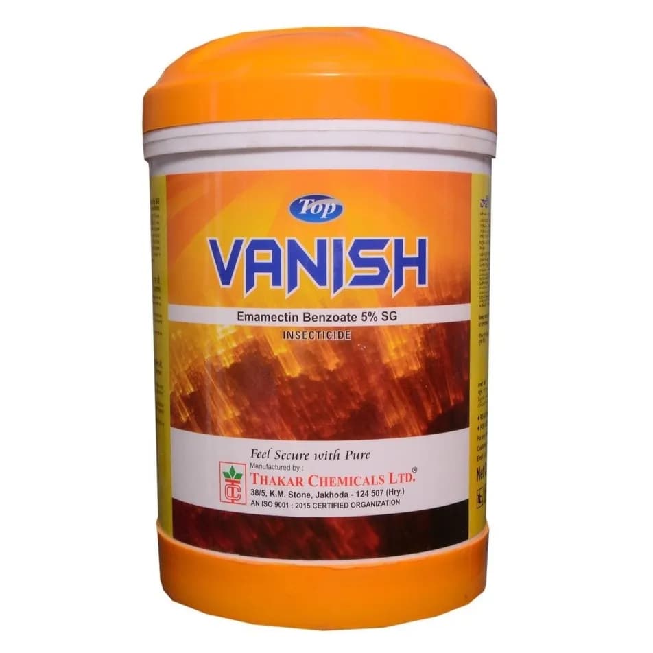 Thakar VANISH Emmamectin Benzoate 5% SG Insecticide, Effective Control Of Destructive Insect Pests - Image 1
