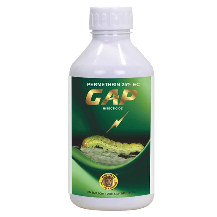 Hindustan Gap Permethrin 25% EC Insecticide, Broad-Spectrum For Cotton Bollworm Control - Image 1