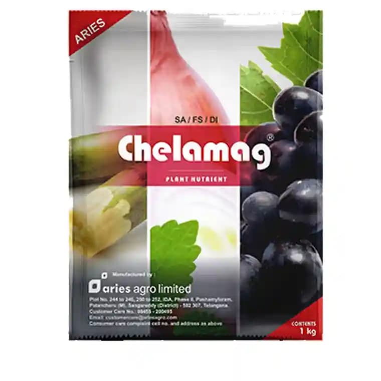 Aries Agro Chelamag FS EDTA Magnesium 6% Water Soluble Fertilizer, Increases Oil Content Of Several Crops. - Image 1