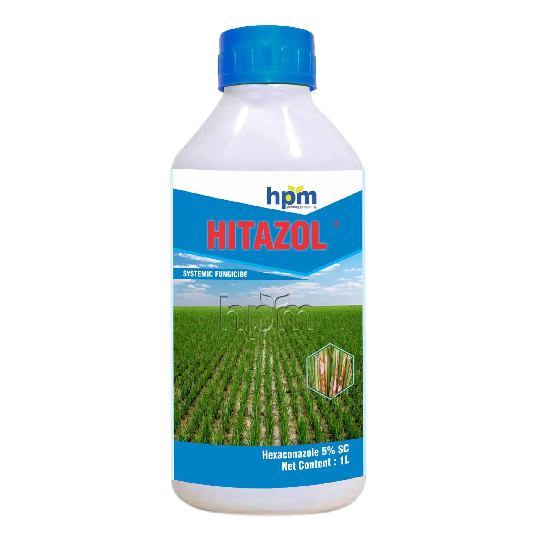 Hpm Hitazol Hexaconazole 5% SC Fungicide, Effective Control For Powdery Mildew, Sheath Blight, And More - Image 1
