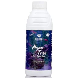 Utkarsh Algae Free For Aquarium Tank Liquid, Algae Scraper, Algae Cleaner, For Fish Tank Algae Remover 1