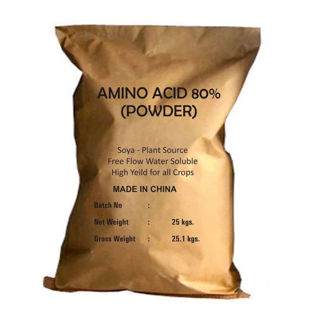 EBS Amino Acids 80% Powder Plant Growth Enhancer, Improved Yield, Growth Booster For Fruit and Vegetables - Image 1