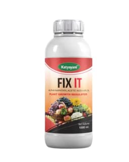 Katyayani Fix IT Alpha Naphthyl Acetic Acid 4.5% SL Plant Growth Regulator, Liquid For Chilli, Mango 1