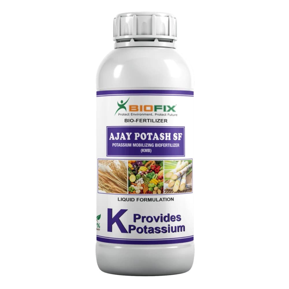 BIOFIX Ajay Potash Sf (Potash Solubilizing Fertilizer) Bio Fertilizer Based On Potash Mobilizing Bacteria.