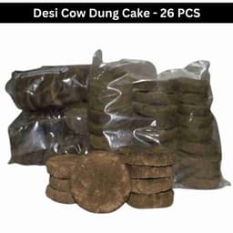 Pasuthai Desi Cow Dung Cake, Use For Agnihotra, Havan, Yagya Puja, Navratri Agyari, Cultural, Spiritual Events 10