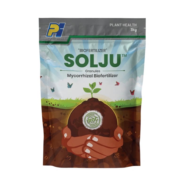 PI SOLJU Mycorrhizal Granules Biofertilizer, Enhances Root Growth And Nutrient Uptake In Crops - Image 1