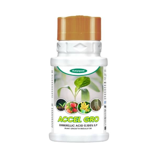 Katyayani Accel Gro Gibberellic Acid 0.186% S.P, Boosts Flowering & Fruit Development - Image 1