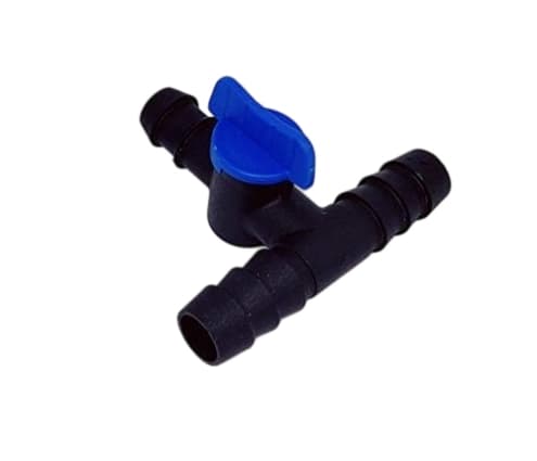 Siddhi Tee Connector with Tap 16 MM, Drip Irrigation Accessories, Perfect for Garden and Agriculture Drip Irrigation Systems - Image 1