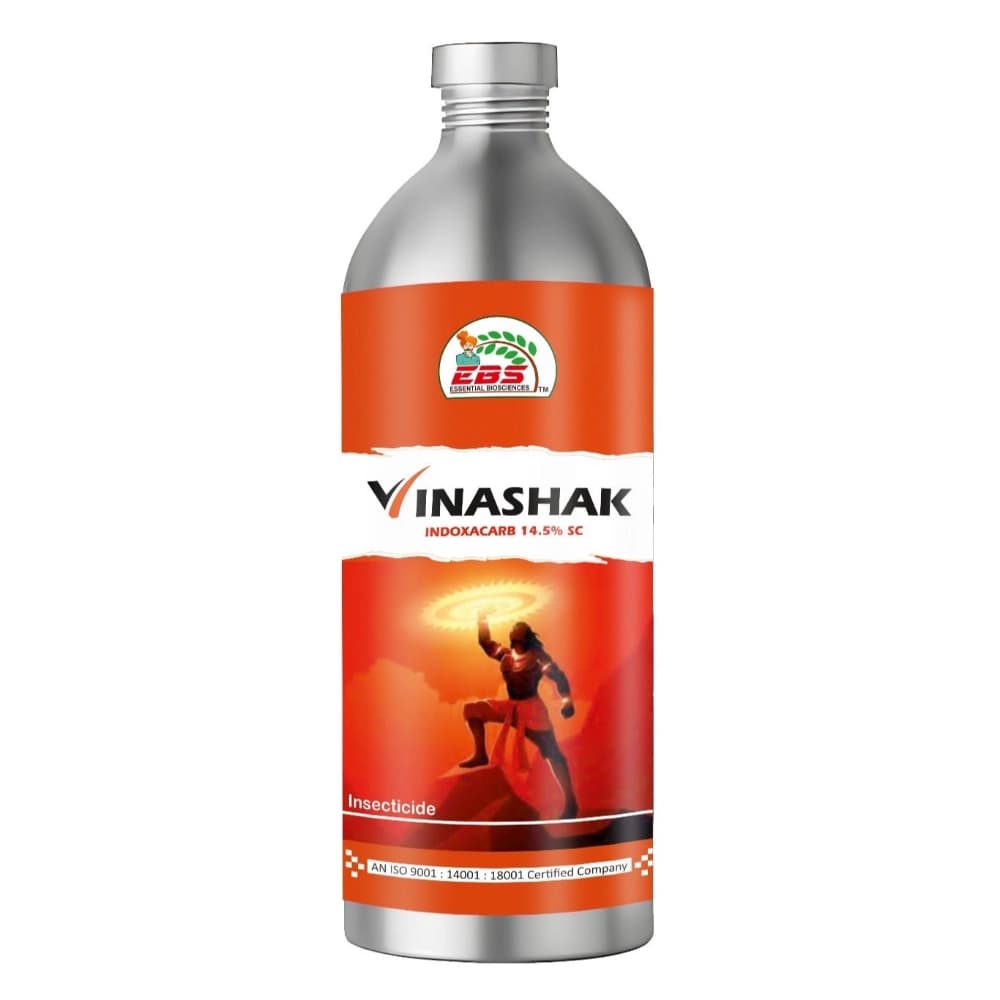 EBS VINASHAK Indoxacarb 14.5% SC Insecticide, Effective For Cotton Bollworm, Chilli Fruit Borer And More Pests - Image 1