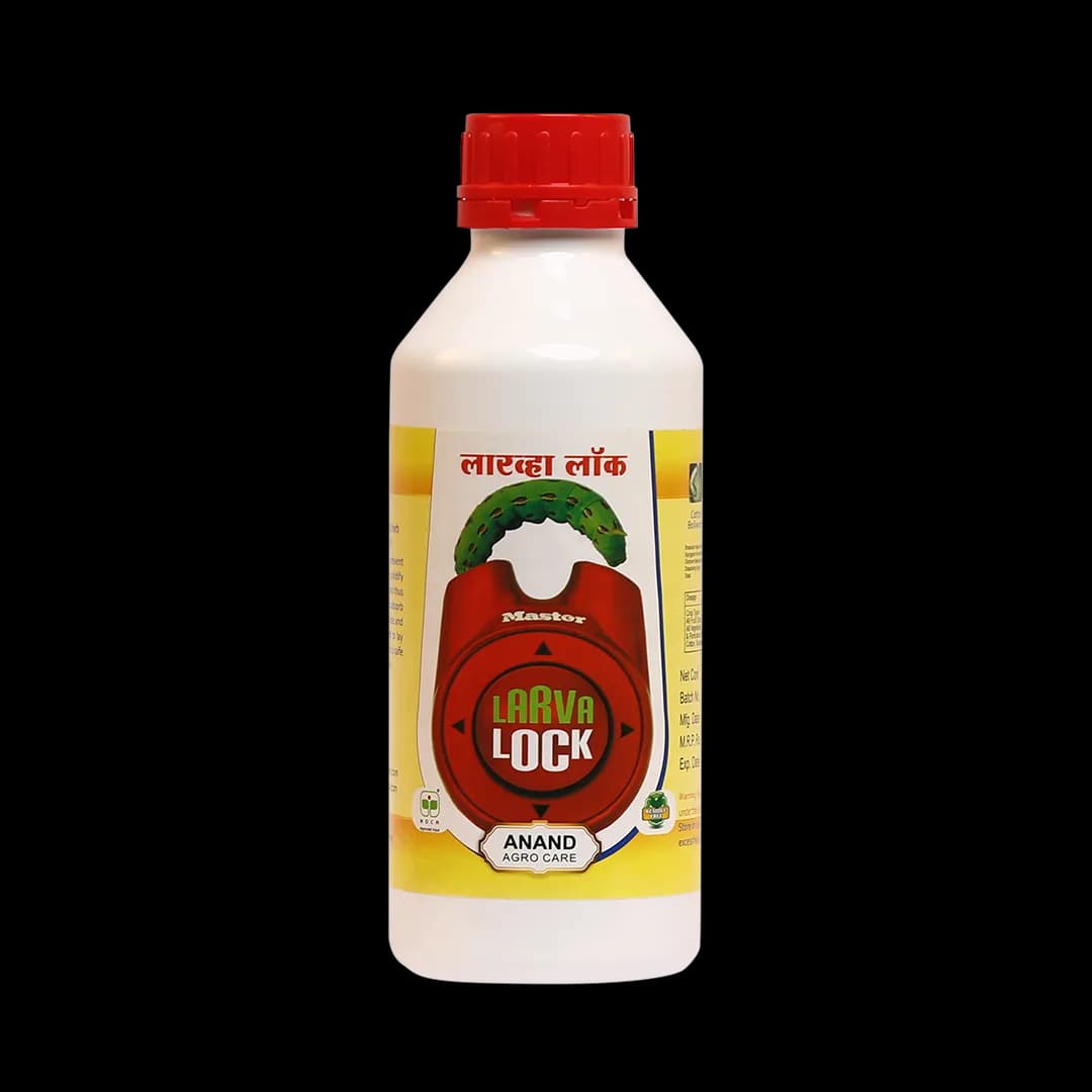 Anand Agro Larva Lock, Unique Formulation Of Different Botanical Extracts, Targets Caterpillars And Larvae At All Developmental Stages. - Image 1
