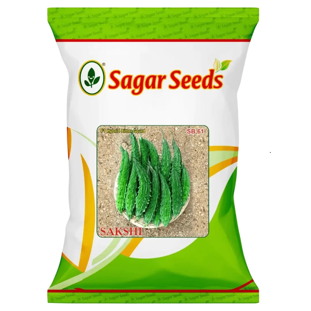 Sagar Seeds Sakshi F1 Hybrid Bittergourd, Suitable For Multiple Gardening Environments