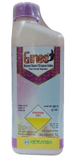 Heranba Ginee Mepiquat Chloride 5% AS Growth Regulator, Excessive Vegetative Growth and Increase Crop Yield - Image 1