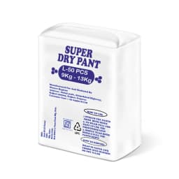 Tithyam Super Dry Pant, Baby Diaper Pants, L Size, Double Leakage Protection, Disposable Baby Diapers (50 Count, Pack of 1) 1