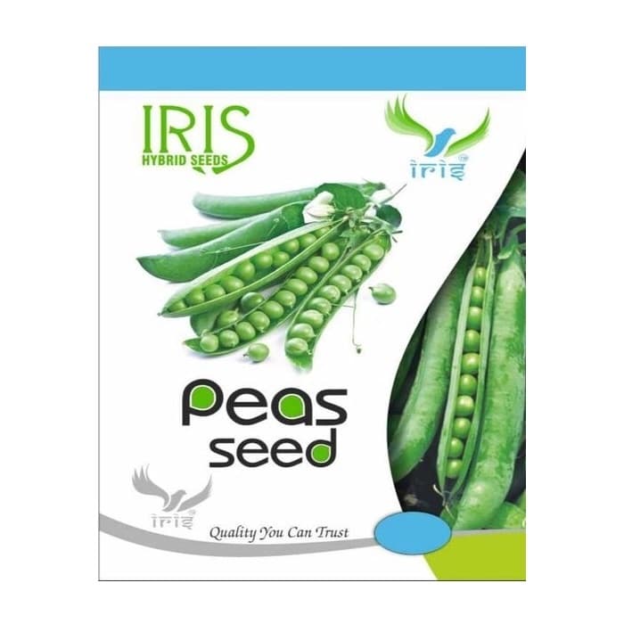 Iris IR-10 OP Peas Seeds, Matar Ke Beej, Sweet Green And Medium Tall Plants