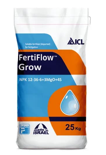 ICL FertiFlow Grow NPK 12-36-6+3MgO+4S Water Soluble Fertilizer For Enhanced Flowering and Fruit Setting - Image 1