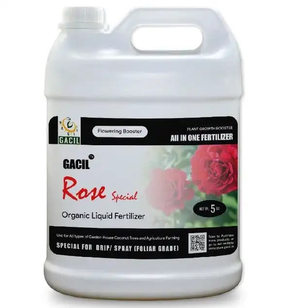 GACIL Rose Special Organic Liquid Micronutrient Fertilizer For Faster Growth.