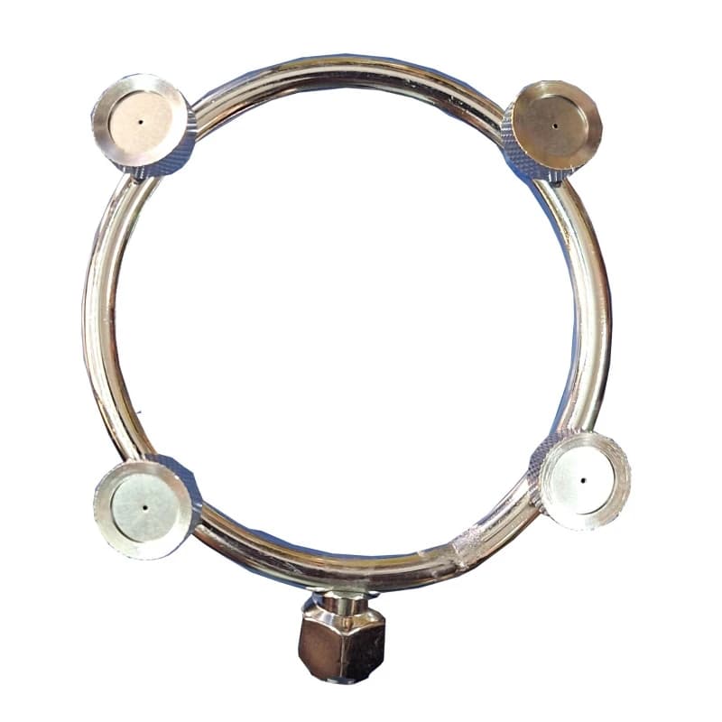 Radhe Agri 4 Face Round Nozzle Stainless Steel, Suitable For Battery And Manual Sprayer - Image 1