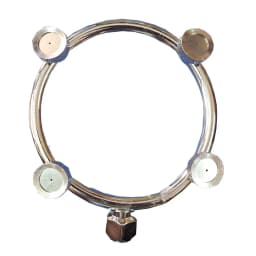 Radhe Agri 4 Face Round Nozzle Stainless Steel, Suitable For Battery And Manual Sprayer 1