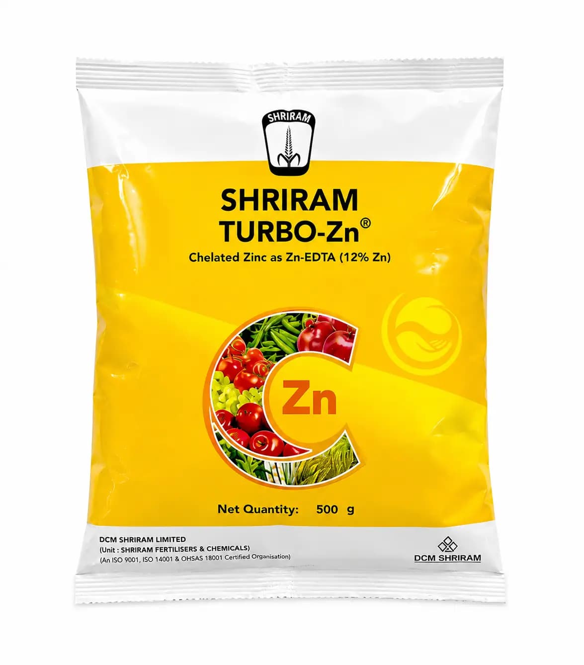 Shriram Turbo-Zn Chelated Zinc EDTA 12% Zn Micronutrient Fertilizer for Crops - Image 1