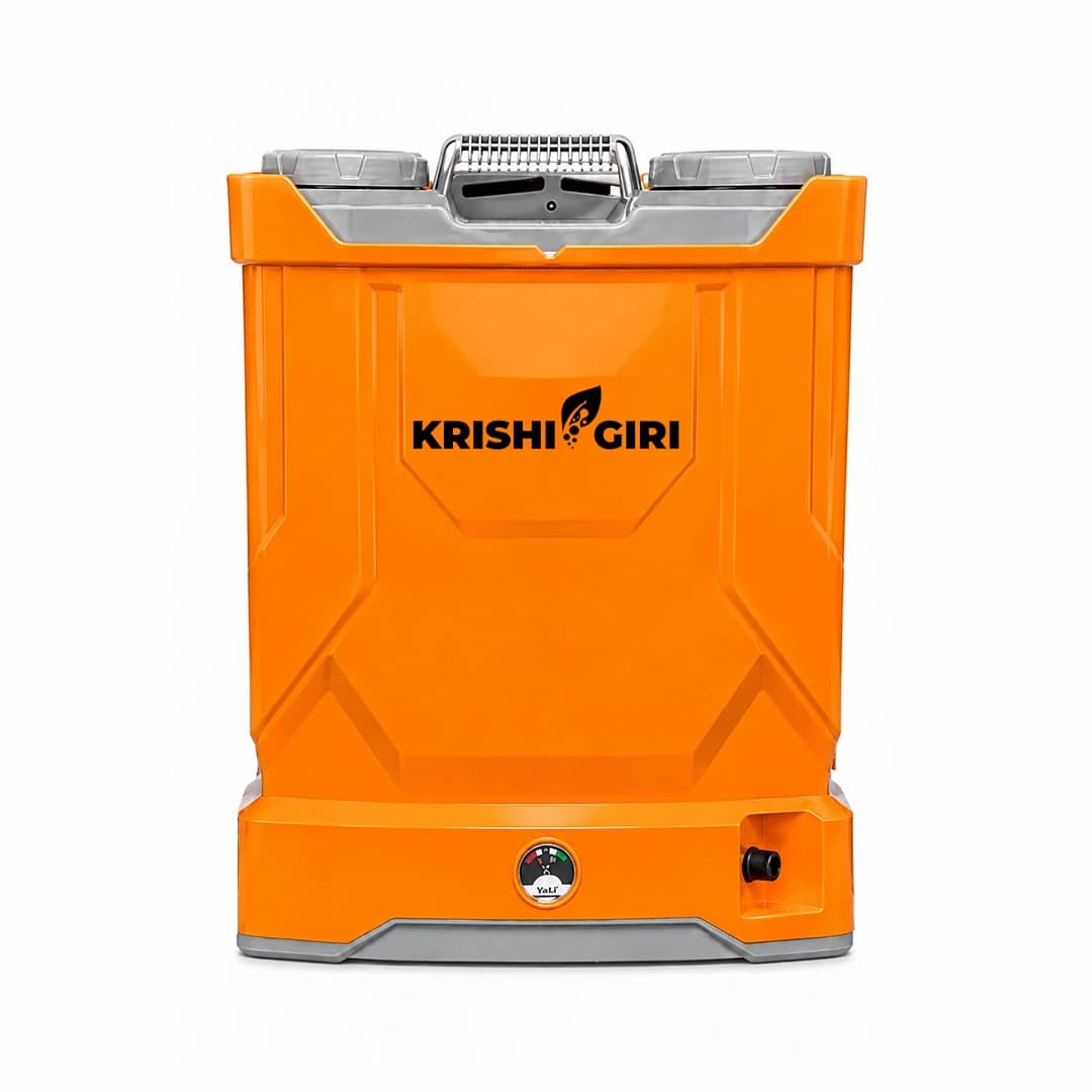Krishigiri Double Motor Spray Pump, 20L Tank, 12V x 12Ah Battery, Multi-Purpose Agricultural Sprayer For Farming, Gardening & Crop Protection - Image 1
