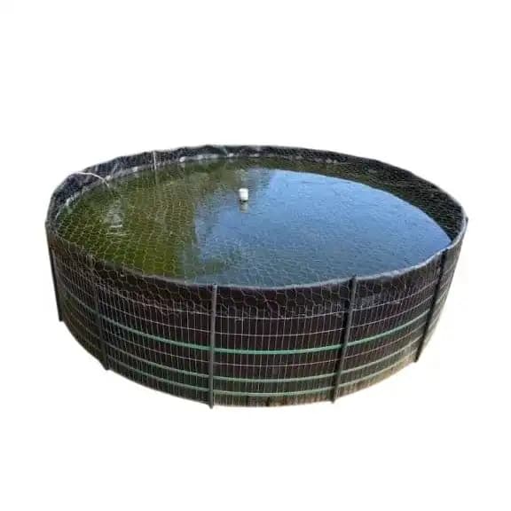 Megatex PVC Coated Biofloc Fish Farming Tank, Perfect For Biofloc Fish, Contributing To More Eco Friendly Farming