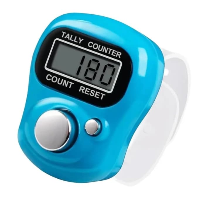 Digital Finger Counter, Digital Head Electronic Tally Counter (Multi-Colour) - Image 1