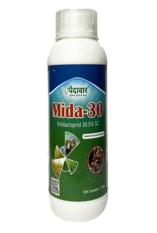 पैदावार मिडा-30 इमिडाक्लोप्रिड 30.5% एससी प्रणालीगत कीटनाशक कीट के लिए - Image 1
