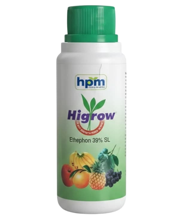 HPM Higrow Ethephon 39% SL Plant Growth Regulator, Effective For Uniform Ripening - Image 1